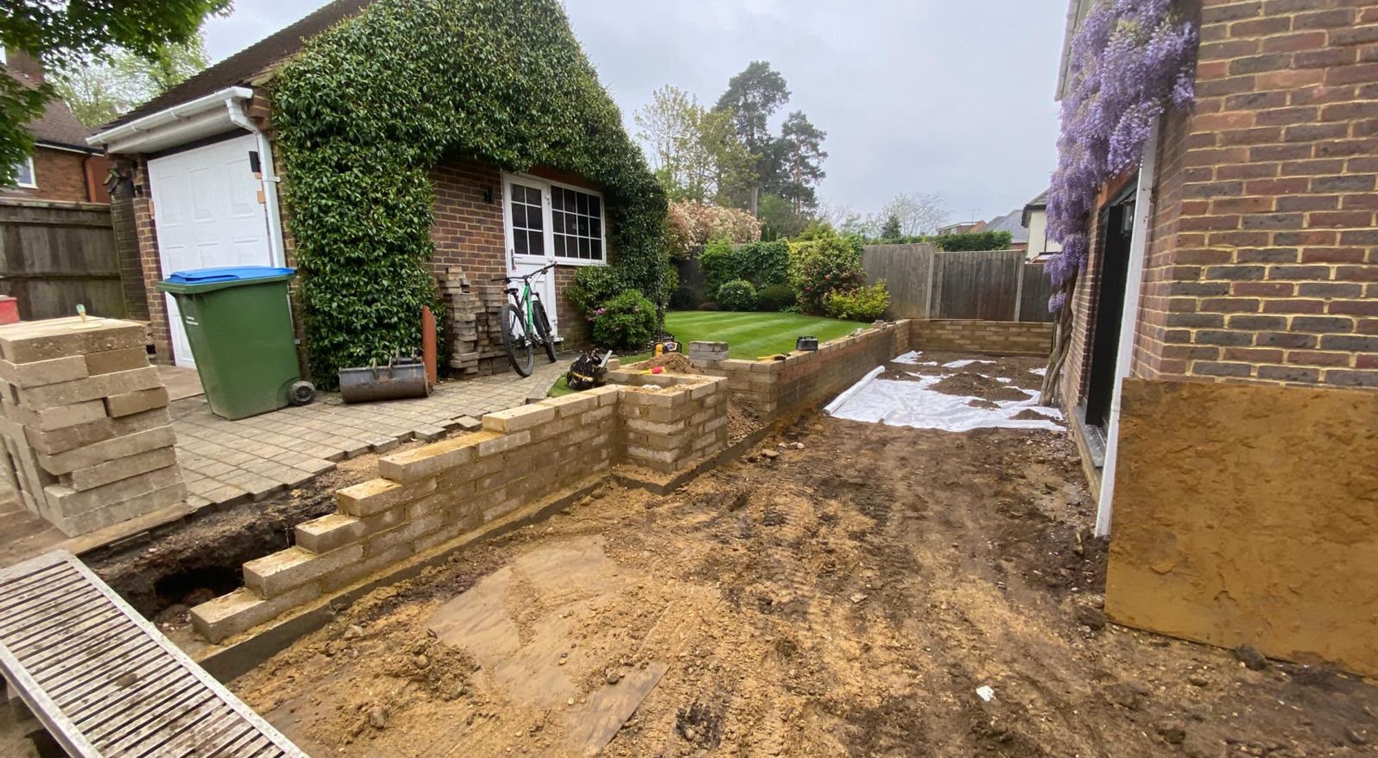 Groundworks & Drainage in Cobham by Hills Driveways & Patios